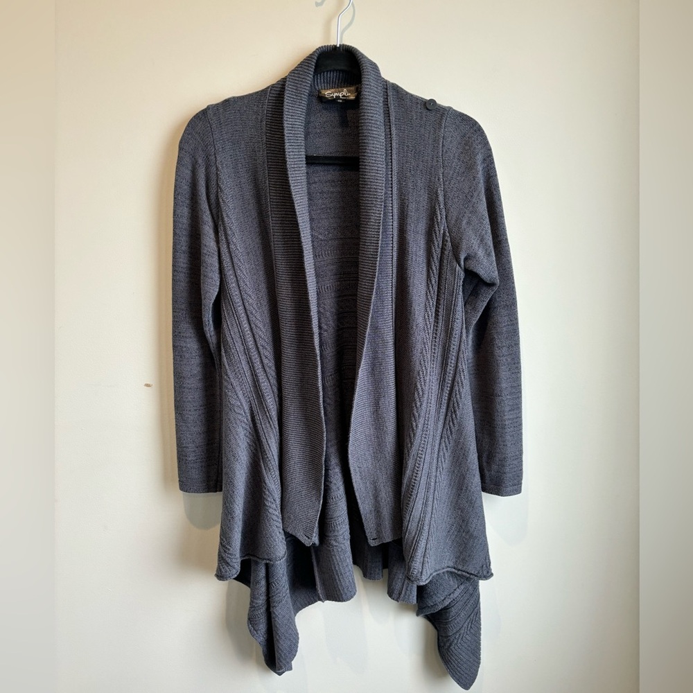 Sympli cotton blend wrap cardigan new without tags size XS!
